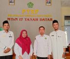 TIM MONITORING KEMENAG TANAH DATAR TINJAU PELAKSANAAN TKA DI MTsN 17 TANAH DATAR