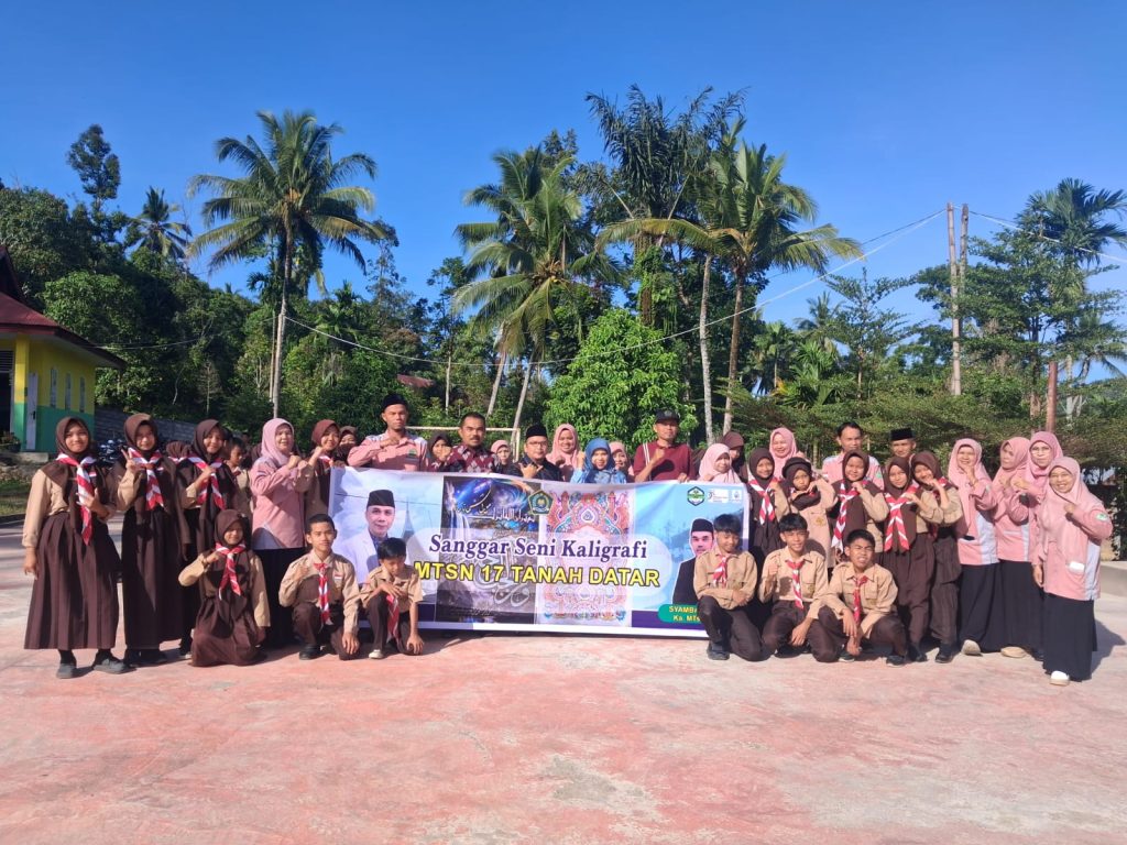 MTsN 17 Tanah Datar Resmikan Sanggar Seni Kaligrafi, Jadi Madrasah Pertama Miliki Program Unggulan Kaligrafi