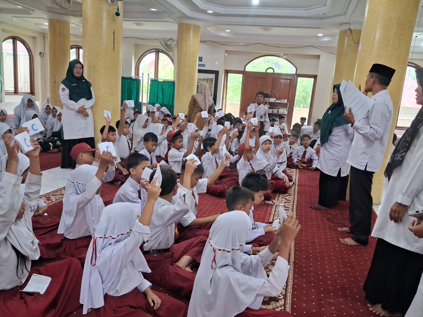 Lomba Rangking 1 Antar SD yang di adakan oleh MTsN 17 Tanah Datar